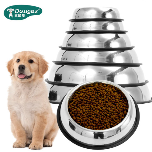 不锈钢宠物碗狗盆大号狗碗猫碗猫食盆水盆大型犬狗狗食盆宠物饭盆