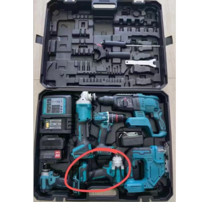 Household Tools Suit Multi-Function Handheld Electric Drill Hardware Toolbox Repair Car Manual Tool Set