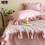 2023 Double-Layer Yarn Washed Air Conditioning Quilt Dormitory Single Person Double Summer Quilt Lace Machine Wash Thin Duvet Summer Blanket