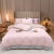 2023 Silk Four-Piece Set Washed Ice Silk Summer Naked Sleeping Sheets Silk Quilt Cover Nordic Style Tencel Fitted Sheet