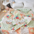 2023 Washed Cotton Summer Quilt Printing Airable Cover Summer Blanket Student Dormitory Single Double Machine Washable Gift Quilt