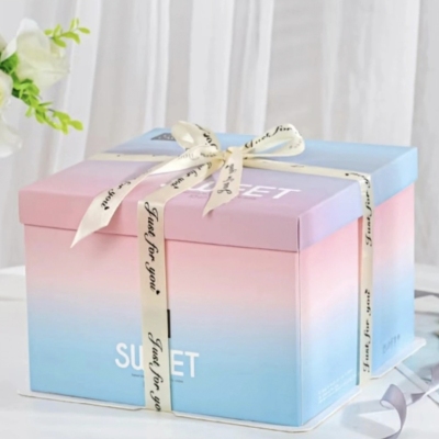 Gift Box Cake Box