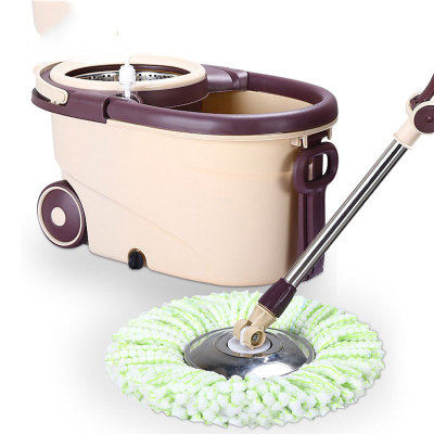 Household Hand Pressure Double Drive Rotating Mop Self-Drying Suspension Bucket Removable with Wheels Lazy Hand