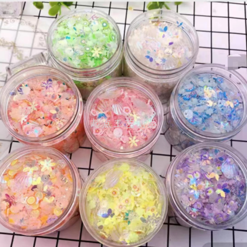 golden light multi-style mixed style sequins glitter powder nail accessories sequins