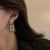 New Vintage Pearl Geometric Exaggerated Trendy Earrings Korean Niche Design Affordable Luxury Style Graceful Earrings Female Fashion