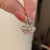 Silver Needle Sweet Super Fairy Flower Tassel Earrings Internet Celebrity Graceful and Fashionable Girly Earrings Earrings Korean New Earrings