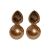 2023 New Baroque Style Light Luxury Earrings Online Influencer Eardrops Simple High Sense French Style Temperament Earrings for Women Wholesale