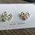 925 Silver Stud Rhinestone-Encrusted Bowknot Pearl Earrings Fresh Sweet Design Ear Studs Simple and Compact High-Grade Earrings