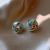925 Silver Needle Simple Geometric Woven Ball Stud Earrings Korean Graceful and Petite Earrings Fashion New Earrings Wholesale Women