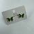 New Super White Retro Hong Kong Style Blooming Rhinestone Butterfly Studs Korean Simple Temperamental Exquisite Anti-Exposure Corsage