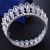 European and American New Diamond Baroque round Bridal Crown Crown Accessories Alloy Headband round Amazon Crown