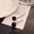 Love Sansheng Douyin Retro Imitation Black Pearl Personalized Eardrops Refined Rhinestone Long Bead Ear Studs Women