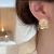 925 Silver Needle Light Luxury Minority Simple Fabulous Pearl Earrings Female Ins Popular Net Red Same Style Geometric Ear Studs Earrings