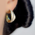 Korean Retro Simple Dripping Twisted C- Shaped Earrings 925 Silver Needle Fashion Temperamental Minority Design Sense Earrings Earrings