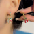 Zodiac Dragon Fu Character Ear Clip Earrings for Women 24 Autumn and Winter New Special Interest Light Luxury Temperament Wild High Sense Ear Rings