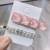 Korean Style Water Ripple Hairpin Crystal Stone Barrettes Set Word Clip Bang Clip Back Head Ins Style Fairy Hair Accessories