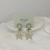 New French Style Opal Flower Earrings for Women Sterling Silver Needle Korean Elegance High-Grade Earrings Wholesale