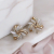New French Style Opal Petal Stud Earrings Women's Sterling Silver Needle Korean Simple Temperamental High-Grade Earrings Wholesale