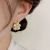 Love and Hate Lotus Pond Moonlight Flower Double-Sided Wear Sweet Earrings Female Personality Opal Elegant Ear Clip Ear Rings