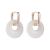 New Chinese Style Anti-Jade Ring Ear Clip Simple Retro Design Earrings Women's National Fashion Elegant High-Grade Earrings Women
