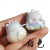 27x30mm Solid Acrylic Uv Plated Lucky Cat Diy Mobile Phone Chain Beaded Material Cute Jewelry Accessories Loose Beads