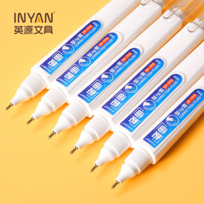 Yingyuan CP-1710 Pen Type Correction Fluid Office Student Portable Compact Quick-Drying Correction Fluid Factory Direct Sales