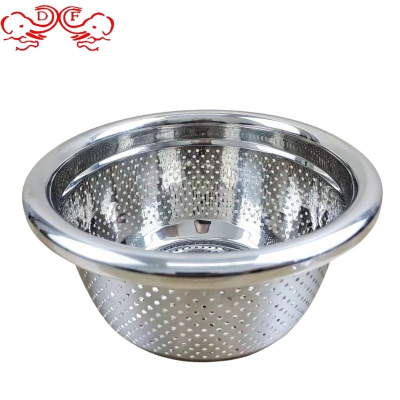 Df68743 Bowl Strainer Extra Thick Rice Washing Filter Pots Washing Vegetable Basket Draining and Washing Vegetables Fruit Basin Pots for Home