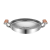 Df99040 Stainless Steel Bar Tripod Flat Frying Pan Seafood Plate Stainless Steel Plate Kitchen Hotel Supplies