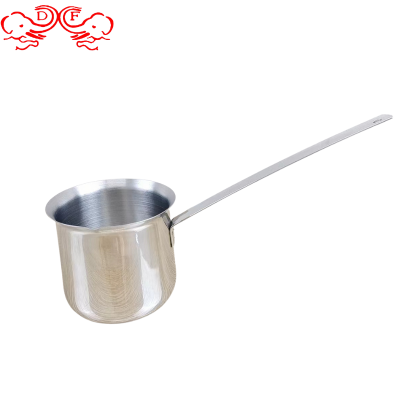 Df99841 Stainless Steel Handle Milk Cup Coffee Pot Stainless Steel Single Handle Milk Cup Milk Boiling Pan Coffee Cup