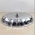 Df99001 Egg Flower Cover Basin Stainless Steel round Plate Export Foreign Trade Kitchen Hotel Supplies