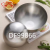 Df99866 Stainless Steel Fruit Salad Bowl Dessert Bowl Golden Single Layer Cold Noodle Bowl Soup Bowl Restaurant Cuisine Basin