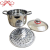 Df68742 Stainless Steel Kitchen Hotel Supplies Tableware Stainless Steel Pot Set Stockpot Gift Pot