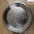 Df99154 Stainless Steel round Plate Diamond Plate Large Plate Deepening Bottom Embossing Plate African Export Kitchen Hotel