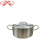 Df99040 Stainless Steel Compound Bottom Soup Pot Hot Pot Clear Soup Pot Two-Flavor Hot Pot Steel Cover Glass Cover Kitchen Hotel Supplies