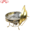 Df99372 Bold Lay Sidewards Cover Dining Stove Stainless Steel round Chafing Dish Buffet Buffet Stove Kitchen Hotel Supplies