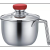 Df99118 Stainless Steel Single Handle Milk Pot Multi-Purpose Noodle Pot Stainless Steel Soup Pot Cooking Pot Salad Bowl Seasoning Jar
