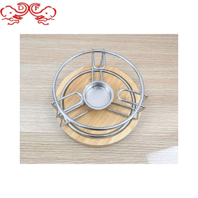 Df68339 Stainless Steel Creative Insulation Pot Rack Can Be Heater Band Stove Steamer Multi-Purpose Steaming Plate Water Insulation Rack for Kitchen