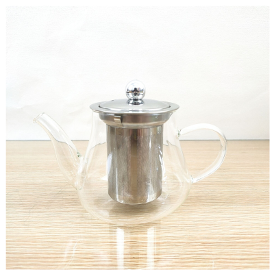 Df68373 Tea Making Glass Transparent Teapot Borosilicate Direct Fire Glass Kettle Liner Filter Tea Set Scented Teapot