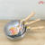 Df68302 Yukihira Pan Wooden Handle Pan Non-Stick Pan Cooking Noodle Pot Instant Noodle Pot Aluminum Alloy Yukihira Pan Wooden Handle Pot