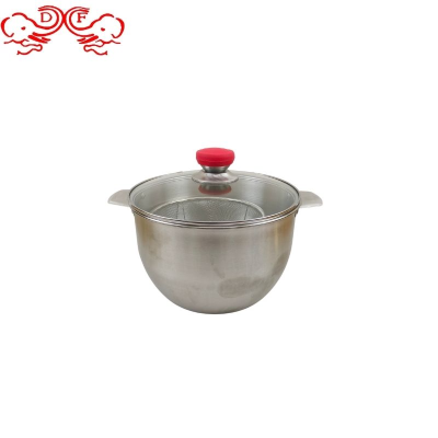 Df99118 Stainless Steel Cooking Pot Stainless Steel Pot Pot with Two Handles Kitchen Hotel Supplies Factory Direct Sales