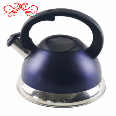 Df68376 Stainless Steel Kettle Household Sound Pot Flat Bottom Thickened Whistle Kettle Induction Cooker Gas Furnace