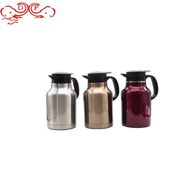 Df99941 Stainless Steel Hot Water Bottle Double-Layer Vacuum Insulated Pot Korean-Style Household Hot Water Coffee Pot Tea Stewed Teapot