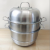 Df68495 Stainless Steel Two-Layer Three-Layer Steamer Gift Double Bottom Thickened and Large-Capacity Two-Layer Steamer Kitchen