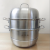 Df68495 Stainless Steel Two-Layer Three-Layer Steamer Gift Double Bottom Thickened and Large-Capacity Two-Layer Steamer Kitchen