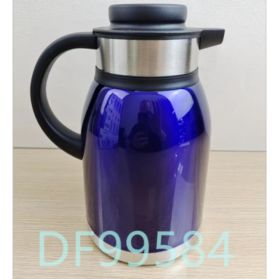 Df99584 Auspicious Kettle Double-Layer Vacuum Stainless Steel Thermos Large Capacity Thermos Household Thermos