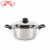 Df68735 Stainless Steel Pot Set Steel Handle Binaural Pot Set Gift Set Steamer with Lid Soup Pot Combination