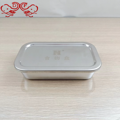 Df99115 304 Stainless Steel Retention Samples Box with Lid Food Retention Sample Box Retention Samples Box Kitchen Reserved Dish Box Rectangular Box