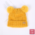 Cute Cute Face Little Wild Cartoon Bear Ears Knitted Hat Children Autumn and Winter Warm Wool Hat Earmuffs Hat
