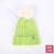 Factory Direct Sales Warm Ladies Ear Protection Knitting Sleeve Cap Fresh New Winter Cute Solid Color Fluffy Ball Cap