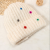 2023 New Button Plush Thickened Knitted Hat One Pack